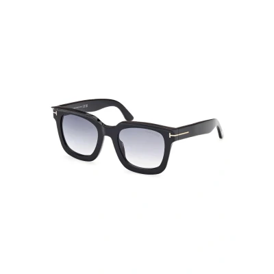 Abbildung von Tom Ford Sonnenbrille, Damen, Größe: One Size, Nero lucido grigio fumo sfumato