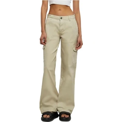 Abbildung von Urban Classics HIGH Waist Flared Jeans, Damen, Größe: 28, Offwhite raw