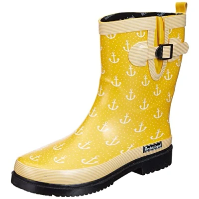 Abbildung von Saliha Regenstiefel Marleen Gummistiefel für Kinder, Größe: 39, Gelb multi Schuhe
