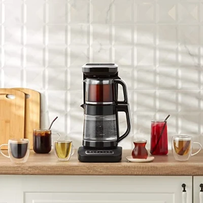 Abbildung von Karaca Wasser /Teekocher Çaysever Robotea Pro 4 in 1 Sprechende Automatische Glas Teemaschine