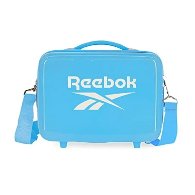 Abbildung von Reebok Maveryck Anpassbarer Kulturbeutel mit blauem Schultergurt 29 x 21 15 cm starres ABS 9,14 l 0,6 kg