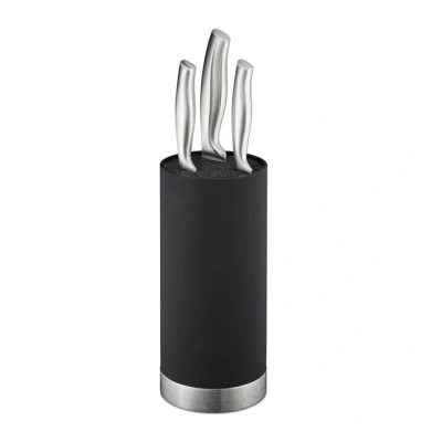 Abbildung von relaxdays Messerblock rund, Schwarz