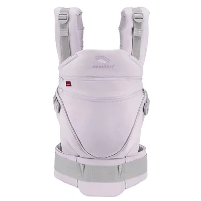 Abbildung von manduca Babytrage XT Monochrome Lavender All In One für Neugeborene ab 3,5 kg und Kleinkinder bis 20 ergonomische Kindertrage mit verstellbarem Steg Einheitsgröße, violet/lila