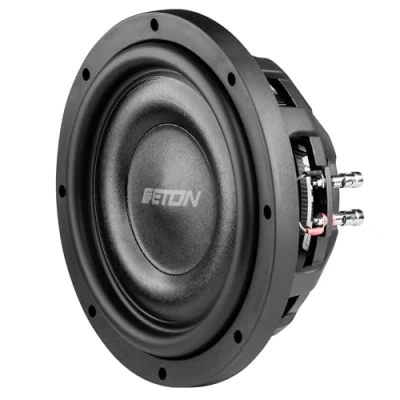 Abbildung von ETON MW 10 Flat Kraftvoller, Flacher 25 cm / Zoll Subwoofer, Langhub Bass fürs Auto, Tiefton Lautsprecher mit Ferrit Magnet, 2 x Ohm Doppelschwingspule, 350 Watt, 1 St.