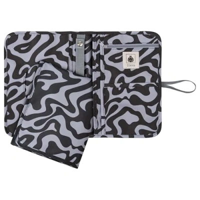 Abbildung von Windeltasche Wickeltasche unterwegs Wickelunterlage Kinderwagen verstärktes Gummiband&amp;Klettverschluss für Feuchttücher organizer
