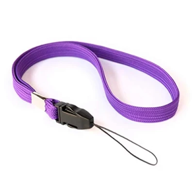 Abbildung von trage.band® Handgelenk Trageband/Handschlaufe mit Klickverschluss, 50 St. lila