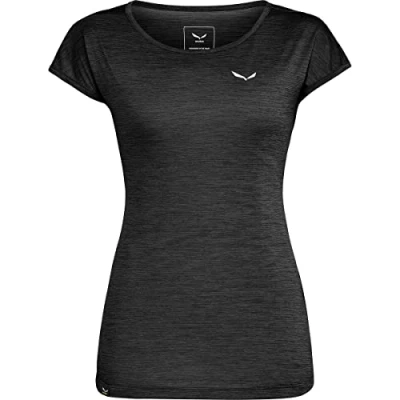 Abbildung von Salewa PUEZ DRY Tshirt basic, Damen, Größe: 40, Schwarz