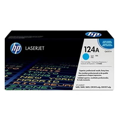 Abbildung von HP 124A (Q6001A) Cyan Toner