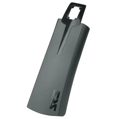 Abbildung von SKS GERMANY SPOILER EDGE AL 66 MM Schutzblechverlängerung (Kompatibel mit Fahrradschutzblech, Verlängerung um bis zu 137 mm, aus flexiblem Kunststoff, inkl. Bohrschablone), Schwarz