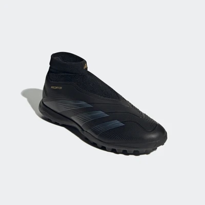 Abbildung von adidas Performance Predator League Laceless TURF Fußballschuh Multinocken, Herren, Größe: 40, Core black/carbon/gold metallic Schuhe