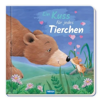 Abbildung von Trötsch Pappenbuch mit Reimen Ein Kuss für jedes Tierchen: Beschäftigungsbuch Kinderbuch Geschichtenbuch