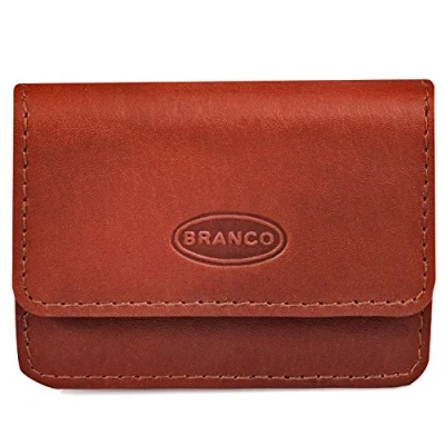 Abbildung von Branco Mini Geldbörse Sehr Kleine / Münzbörse, Leder, Braun, 108