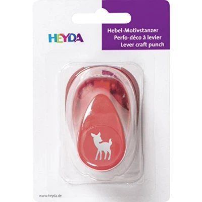 Abbildung von Heyda 203687604 Motivstanzer, klein Motivgröße: ca. 1, 7 cm, Motiv: Bambi