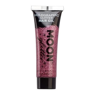 Abbildung von Moon Glitter Holografisches Glitzer Haargel 20ml Rosa