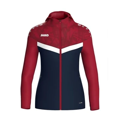 Abbildung von JAKO ICONIC Kapuzenjacke Zipper Hoodie Kinder Unisex, Bequeme Sweatjacke mit Keep Dry Funktion aus 100% recyceltem Polyester