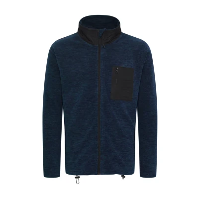 Abbildung von Indicode Jeans Idwilton Fleecejacke, Herren, Größe: Medium, Navy mix