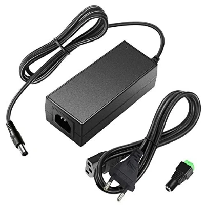 Abbildung von SHNITPWR 12V Netzteil Adapter LED Trafo 5A 60W Stromversorgung AC 100V 240V bis DC 12 Volt Spannungswandler Transformator 5,5x2,5mm für Streifen Licht Überwachungskameras Computer Bildschirm