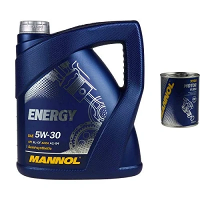 Abbildung von 4L Motoröl MANNOL Energy 5W 30 1x Motor Flush ADDITIV