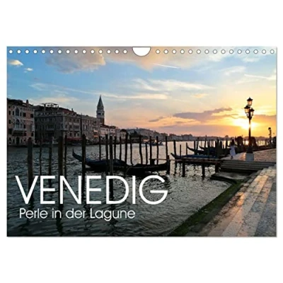 Abbildung von Venedig Perle in der Lagune (Wandkalender 2025 DIN A4 quer), CALVENDO Monatskalender