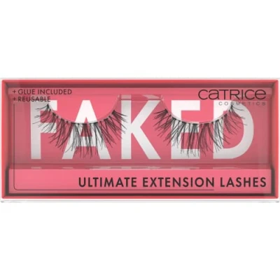 Abbildung von Catrice Faked Ultimate Extension Lashes, künstliche Wimpern, Schwarz, langanhaltend, Falsche Wimpern Effekt, ohne Mikroplastikpartikel, Nanopartikel frei, Parfüm, ölfrei, 1er Pack (1pair)