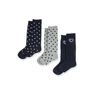Abbildung von Chicco Set Kniestrümpfe aus Baumwolle, Strümpfe Unisex Kinder, Blau, 3 4 jahre (pack of 3)