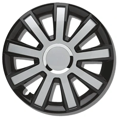 Abbildung von Albrecht 16 Zoll Radkappen schwarz/silber für Stahlfelgen Flash Radzierblenden aus hochwertigem Kunststoff Langlebige Radblenden in originaler Verpackung Made EU