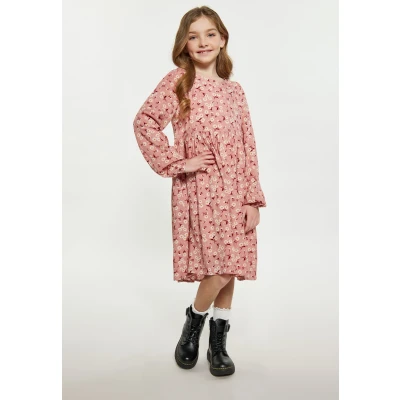 Abbildung von Dreimaster Freizeitkleid für Kinder, Größe: 140, Rosa