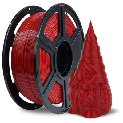 Abbildung von Flashforge HS PLA Filament 1.75mm, 1KG/2.2lbs High Speed 3D Printer for (HS Ruby Red)