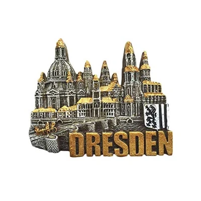 Abbildung von 3D Dresden Deutschland Wahrzeichen Kühlschrankmagnet Touristische Souvenirs Aufkleber, Home &amp; Kitchen Dekoration aus China