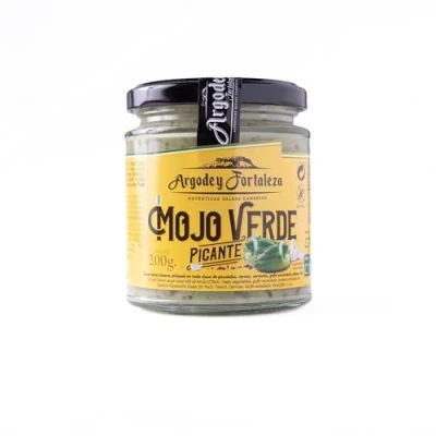 Abbildung von Argodey Fortaleza Mojo Verde Picante 200g Authentische Kanarische Sauce, Perfekt und Vielseitig zum Streichen auf Brot, Toast, Arepas, Kartoffeln. Ohne Konservierungsstoffe künstliche Zusätze.