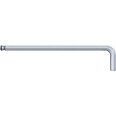 Abbildung von Wiha Stiftschlüssel Sechskant Kugelkopf, schwenkbar für schwer zugängliche Bereiche, , Zoll Ausführung mattverchromt (24305) 3/16 x 163 mm, 33 mm