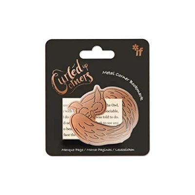 Abbildung von Curled Up Corners Sleepy Owl