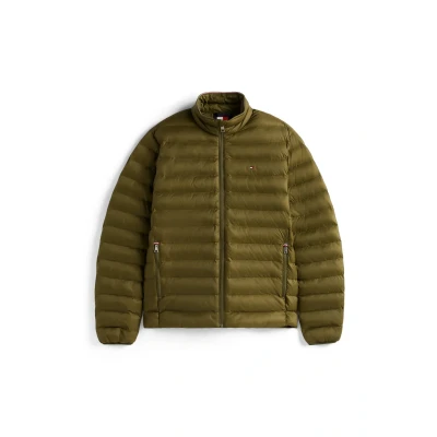 Abbildung von Tommy Hilfiger MW0MW37634 Herrenjacke, verstaubar, recycelt, Grün, L, Grün (Huntsman Green), L