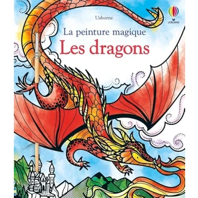Abbildung von Les dragons La peinture magique: Avec un pinceau