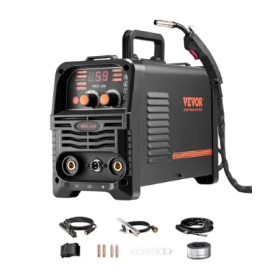 Abbildung von VEVOR MIG Schweißgerät 130A Welder 5,1KVA 3 in 1 Schweißmaschine MIG/MMA/LiftTIG
