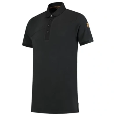 Abbildung von Tricorp 204002 Premium Quernaht Herren Poloshirt, 95% Baumwolle/5% Elastan, 210g/m², Schwarz, Größe S