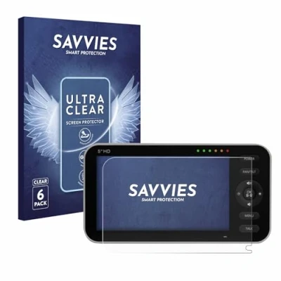 Abbildung von Savvies 6 Stück Schutzfolie für GHB SM50B Modell 2023 Displayschutz Folie Ultra Transparent