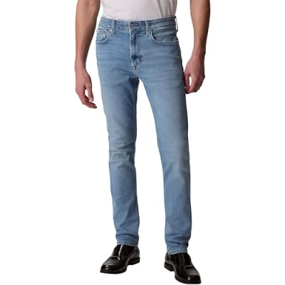 Abbildung von Calvin Klein Herren Jeans Hose Arrow Stone Skinny Fit, Blau (Arrow Stone), 32W/28L