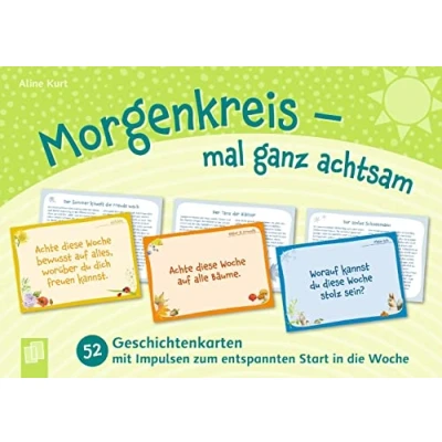 Abbildung von Morgenkreis mal ganz achtsam: 52 Geschichtenkarten mit Impulsen zum entspannten Start in die Woche