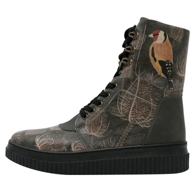 Abbildung von Dogo Schnürstiefelette, Damen, Größe: 36, Braun Schuhe