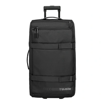 Abbildung von travelite Trolley Reisetasche mit Rollen mittelgroß, Kick Off, praktische Rollenreisetasche für Urlaub und Sport, 68 cm, 65 Liter