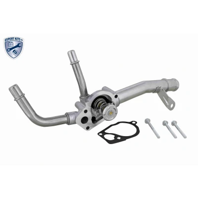 Abbildung von VEMO V51 99 0015 Thermostatgehäuse 82C mit Dichtung Thermostat CHEVROLET: Captiva, OPEL: Vectra A Limousine