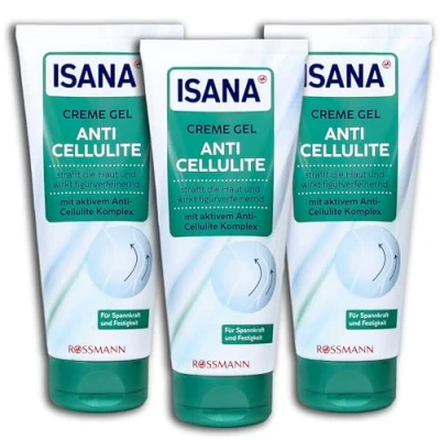 Abbildung von 3 er Pack ISANA Creme Gel Anti Cellulite 2 x 200 ml