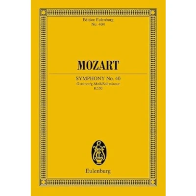 Abbildung von Sinfonie Nr. 40 g Moll: KV 550. Orchester. Studienpartitur. (Eulenburg Studienpartituren)