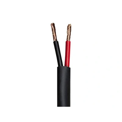 Abbildung von Monoprice Lautsprecherkabel/Kabel, 15 m, 12 AWG, 2 Leiter, CMP bewertet, UL Plenum 100% reines Kupfer mit farbcodierten Leitern, Nimbus Serie, Schwarz