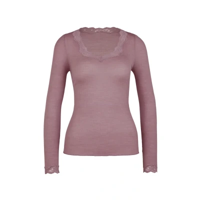 Abbildung von Calida Langarm Nachtwäsche Shirt, Damen, Größe: Medium, Elderberry