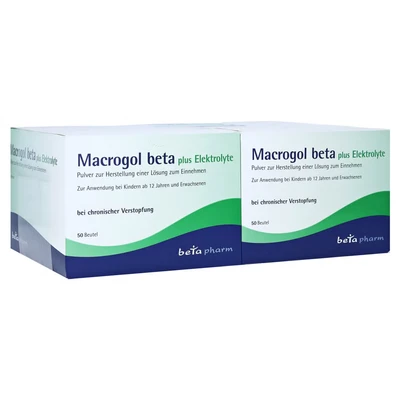 Abbildung von Macrogol beta plus Elektrolyte Pulver 100 St
