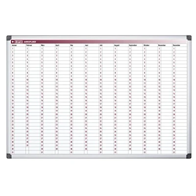 Abbildung von Bi Office Maya Magnetisch 365 Tage Jahresplaner 90x60cm