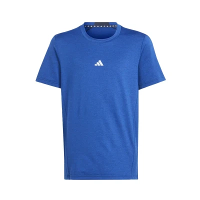 Abbildung von adidas Jungen Training AEROREADY Heather Tee Kids, Legend Ink/Lucid Blue/Reflective Silver, 13 14 Years