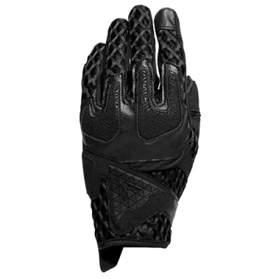 Abbildung von Dainese Air Maze Unisex Gloves, Motorradhandschuhe Sommer Textil, für Damen und Herren, Schwarz/Schwarz, S